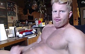MMA Fighter Bare ATM Ginger MuscleBitch