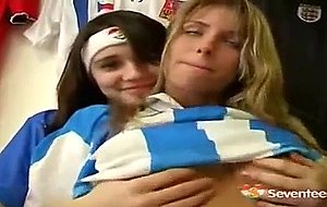 Sporty lesbian sex