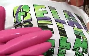 Sexy brunette kendy masturbating