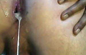 Black bull cum in my hole