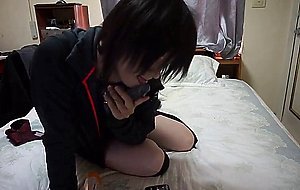 Amateur Japanese CD sexy masturbation
