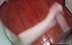 Handjob in Bathroom