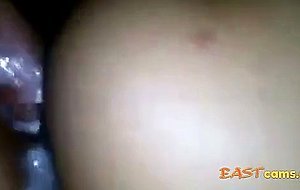 Chinese girl creams over cock awhile riding