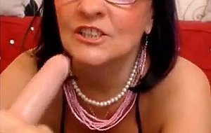 Cougar Blond use toy 