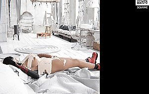 Blonde 3D MILF rides huge cock