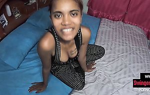 Thai amateur girlfriend bowling and big cock sucking once back home
