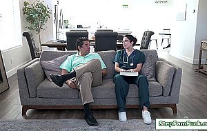 A brunette teen babe licked then fucked by her stepuncle