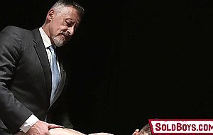 Master Houser is excited to dogstyle his slave Marcus Rivers