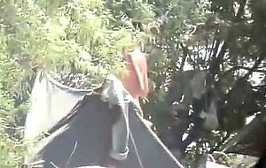 Amateur girl homemade beachfont camping 010