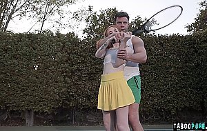 Madi Collins spread her legs open for coach Seth Gamble