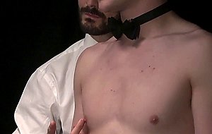Slave Colton Andrews open wide his ass for hairy cock
