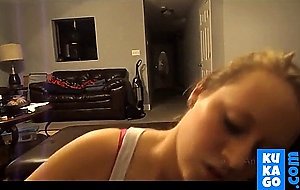 Phat ass white girl enjoying black guy