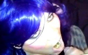 Amateur CD piss drink and facial