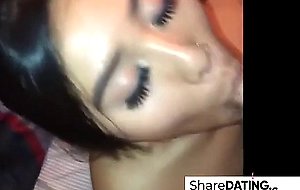 Beautiful Asian Gf Blowjob & cumshot