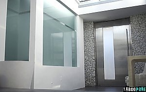 Poor wife has to watch through a window as her SO fucks another man