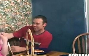 A pornstar teaches a teen