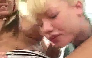 Blonde teen fucking swinger couple