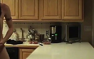 Hot kitchen amateur sex