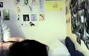 Camera caught college threesome sex