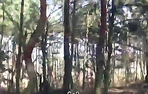 Pulled teens blowjob while waiting on the bus