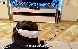 Sasha paradise, tricky stepson fucks his naive stepmom while she is in virtual reality