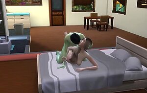 Alien pervert bursts home to the dugout and fucked her sims4