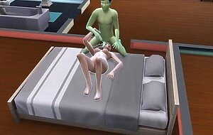 Alien pervert bursts home to the dugout and fucked her sims4