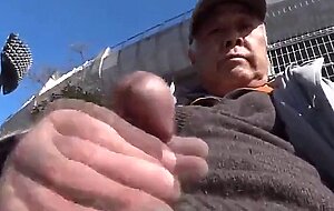 200 Grandpas Jerking Off Outdoors