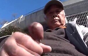 200 Grandpas Jerking Off Outdoors