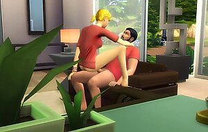 Naughty daughter fucked her mother's new boyfriend | Sims Sex Stories