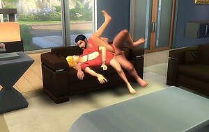 Naughty daughter fucked her mother's new boyfriend | Sims Sex Stories