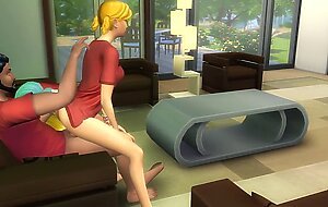 Naughty daughter fucked her mother's new boyfriend | Sims Sex Stories