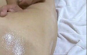 Asian Girl's Erotic Massage Filmed by Her Hubby