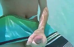 Public Pool Masturbation Caught on Tape