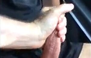 Powerman666's Big Cock Milked in His Car