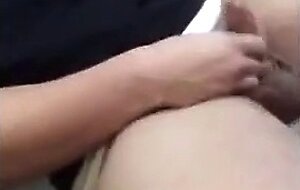 Amateur Paddy Strokes His Dick