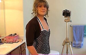 Big Cock Handjob for Crossdresser Samantha