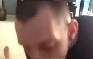 Swallowing My Neighbor's Load - Gay Blowjob Video
