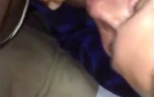 Sucking a Big Black Cock - Amateur Blowjob until he Cums