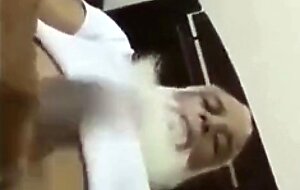 Mature Arab Daddy Plays with His Dick on Webcam