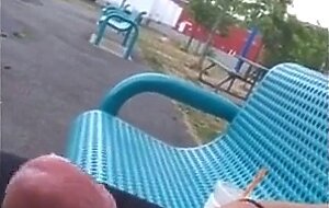 Public Masturbation Caught on Tape