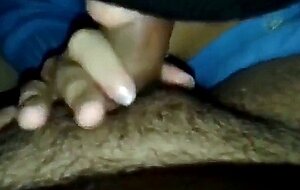 Portuguese Amateur Girl Gives a Homemade Handjob