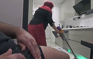 Caught jerking off by stepmom