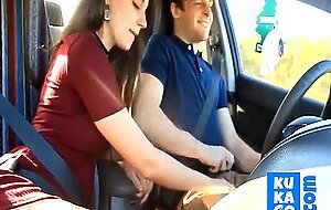 Sloppy Blowjob on the Highway