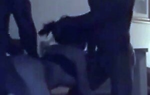 Asian Amateur Takes on Two Big Black Cocks