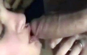 Blonde gets a cock in her tight pink butthole