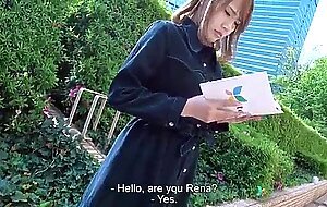 Sexy thirty year old housewife from japan ms rena horikawa comes to film first adult video