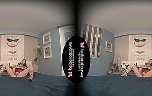 Solo teen fuck doll, Alice Sweet is masturbating, in VR