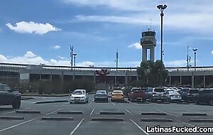 Round ass latina amateur rides first time on video