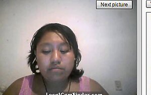 Mexicana en Webcam: !Ensenando Tetas!